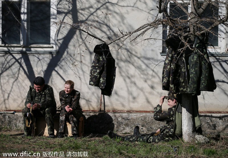 Ukrainian soldiers in pictures