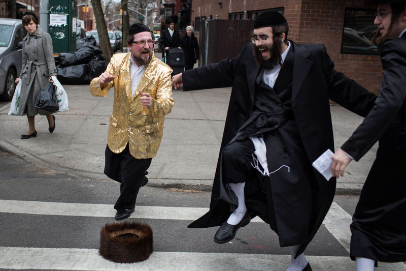 Jewish holiday of Purim celebrated in US