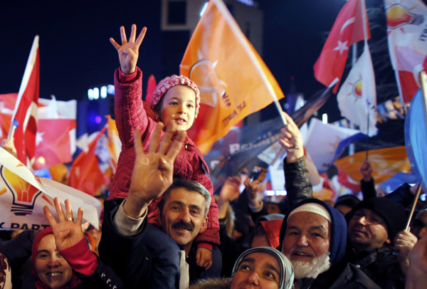 Erdogan warns enemies will pay price after poll