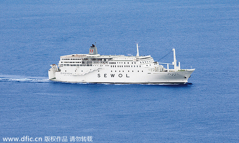 Ferry sinking off S Korea