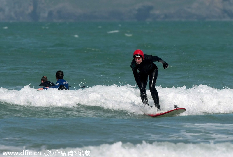 Surfer is still riding waves after six decades