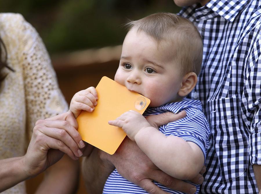 William, Kate and George tour Sydney's Taronga Zoo