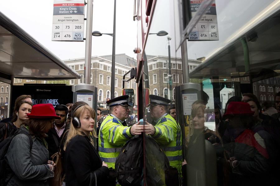 London tube strike gets under way