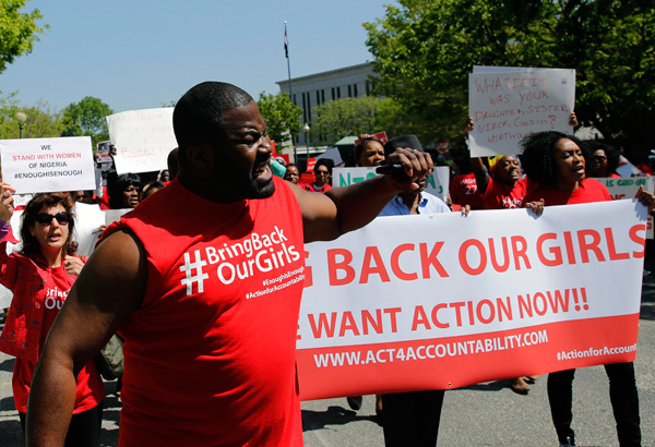 Thousands sound social media alarm on Nigerian schoolgirls