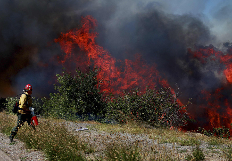 Wildfires force evacuations in California