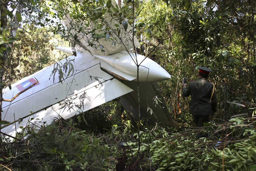 Plane carrying Laos Defence Minister crashes