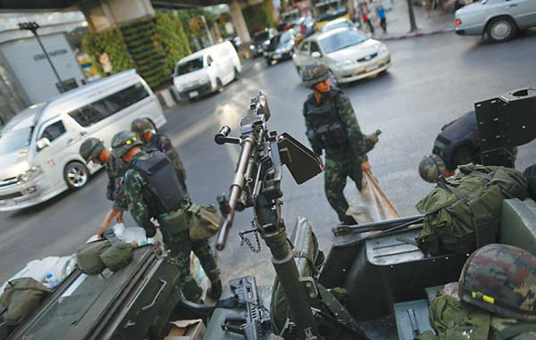 Thai army declares martial law