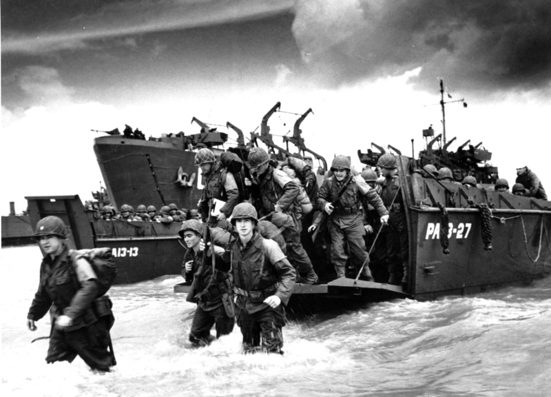 70 years ago on Normandy coastline