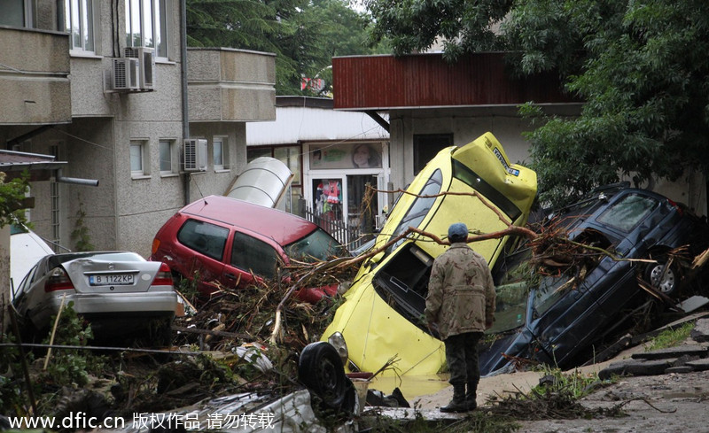 Bulgaria hit by heavy rain, 12 dead