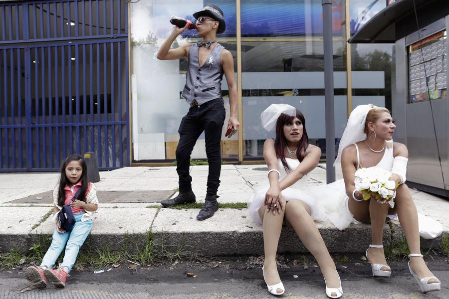 LGBT community attend gay parade in Latin America