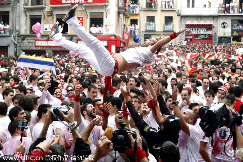 San Fermin festival kicks off in Pamplona, Spain