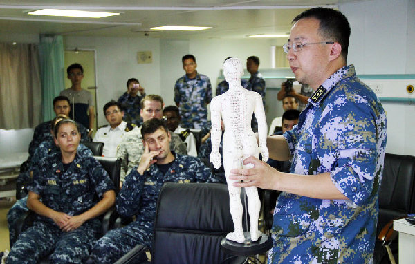 Traditional Chinese medicine enlivens RIMPAC crowd