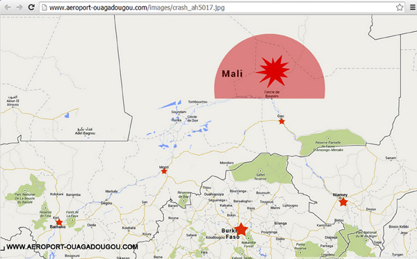 Mali president says wreckage of Air Algerie flight spotted in north