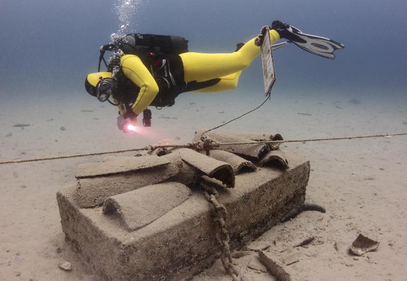 Historical underwater park in Mali Losinj