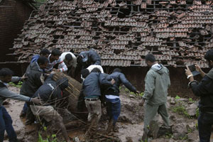 Rain-triggered mudslides ravage California