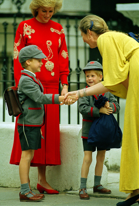 First families' first day of school