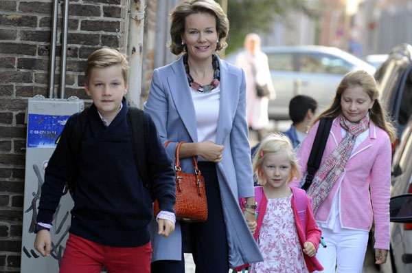 First families' first day of school