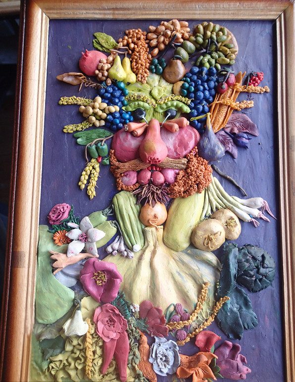 Plasticine artworks modelled after masterpieces