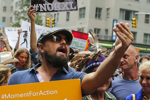 Climate protesters arrested in march on Wall Street