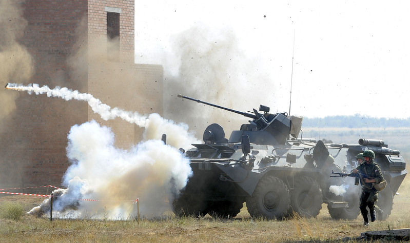 Russian-Indian tactical exercises at Volgograd