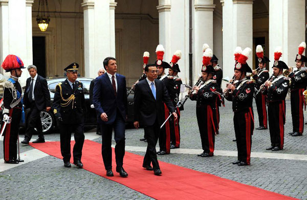 China ready to deepen strategic cooperation with Italy