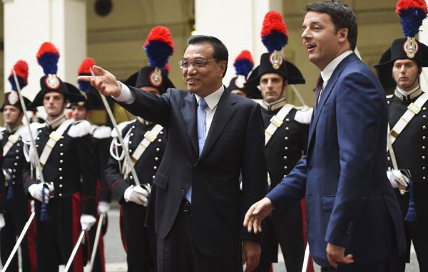 China ready to deepen strategic cooperation with Italy