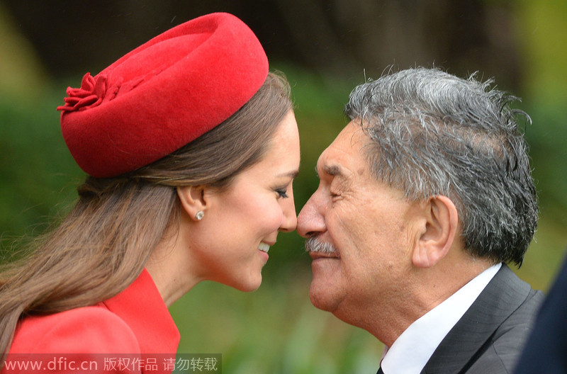 Traditional Maori welcome greets dignitaries