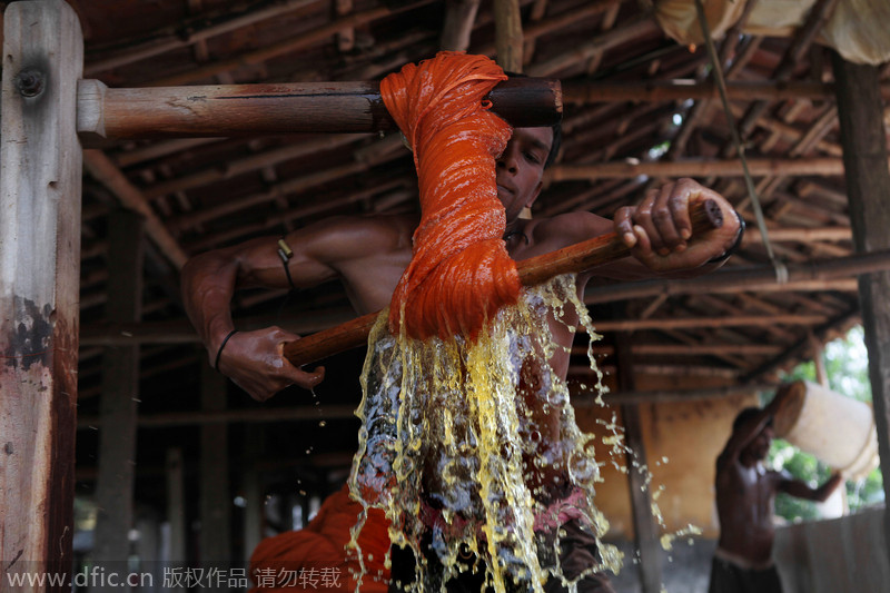 The fading sari