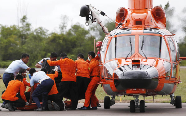 One AirAsia victim was wearing a life jacket