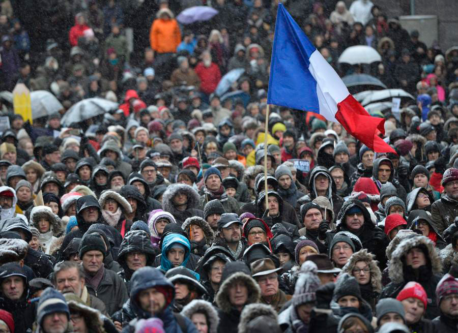 Marching in solidarity: Paris 'unity rally' in photos