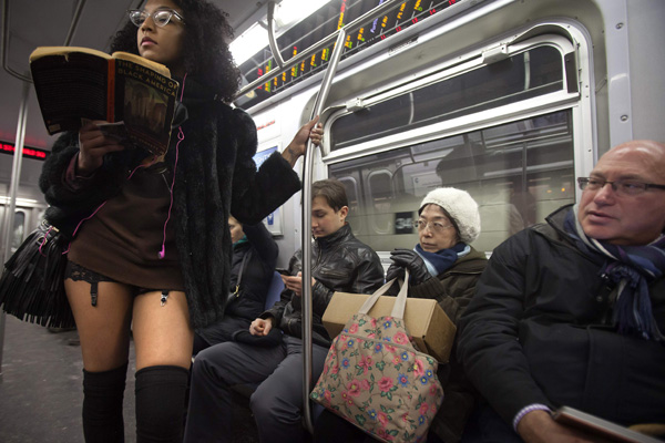 The No Pants Subway Ride celebrates silliness