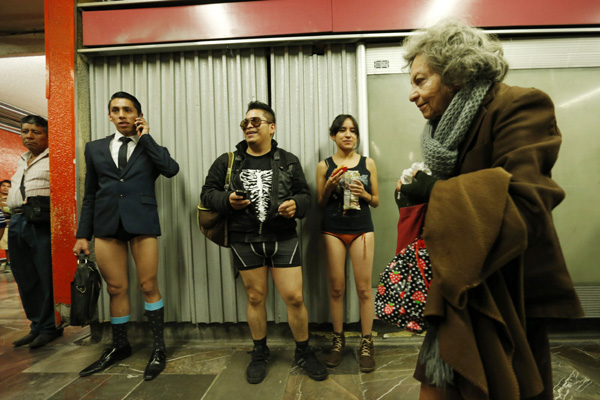 The No Pants Subway Ride celebrates silliness