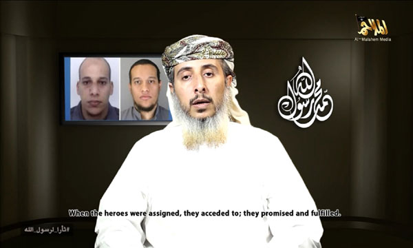 Yemen's al-Qaida claims responsibility for Paris attacks