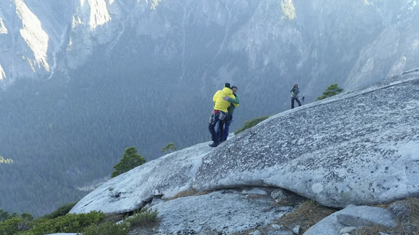 Yosemite climbers reach top of El Capitan in historic ascent