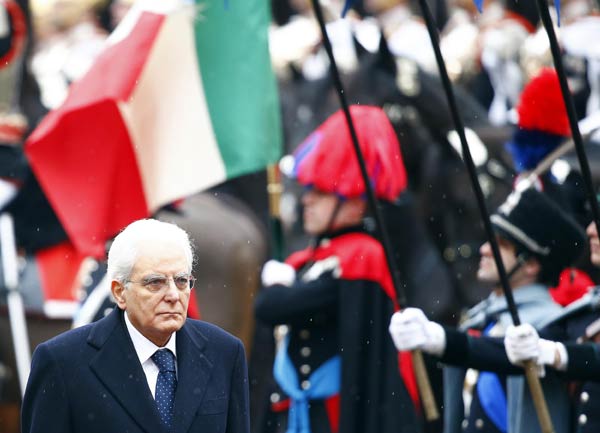 Italy's new president gets unanimous welcome