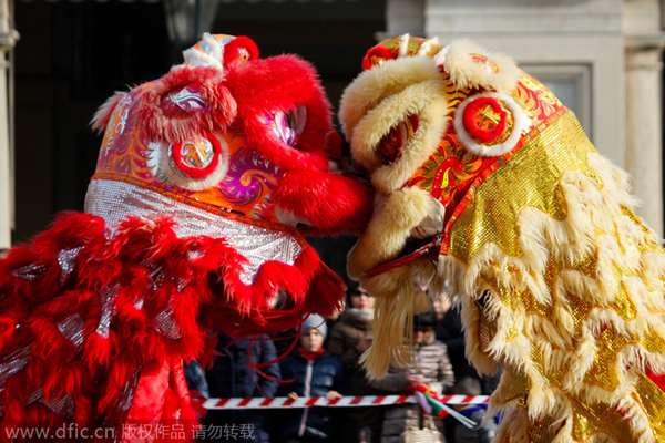 Traditional performing arts staged in Turin to welcome the Spring Festival