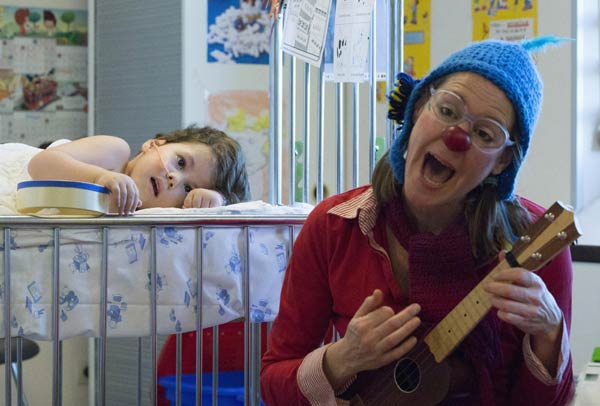 Clown therapy for sick children