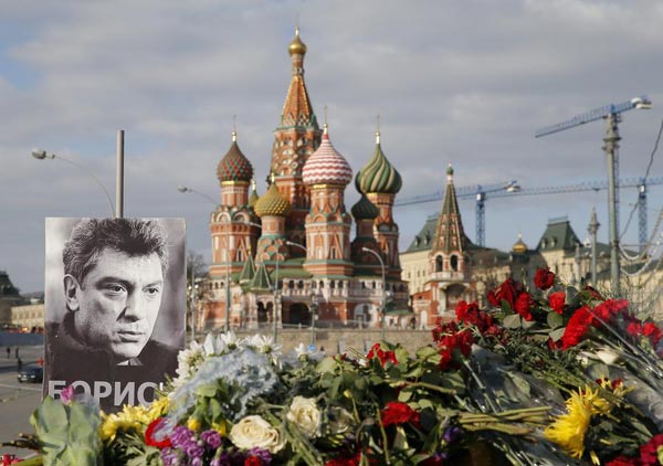 Russian court charges 2, detains 3 others in Nemtsov killing