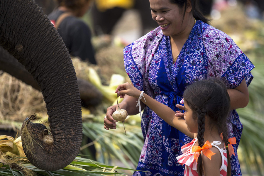 Thais pay homage to their national animal