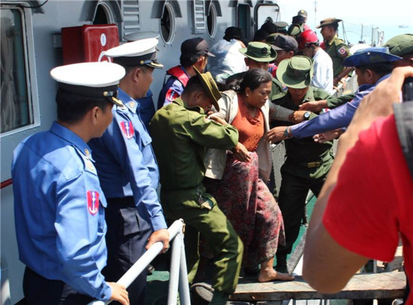 Myanmar ferry capsizes; 33 dead, at least a dozen missing