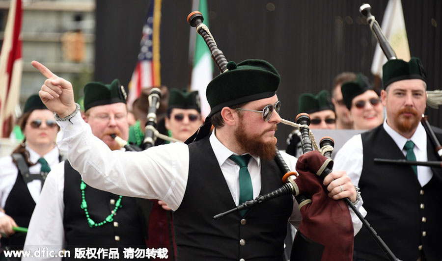 St. Patrick's Day parade rolls around the world