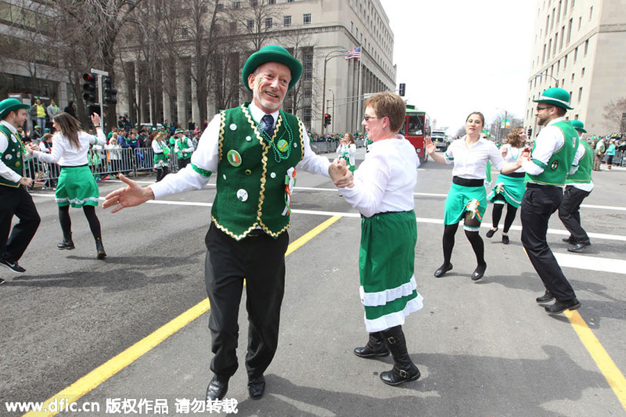 St. Patrick's Day parade rolls around the world