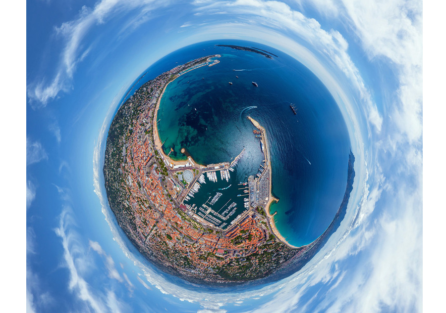 Your city in the shape of tiny round planet