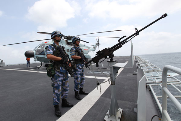 Warship arrives to evacuate Chinese nationals from Yemen