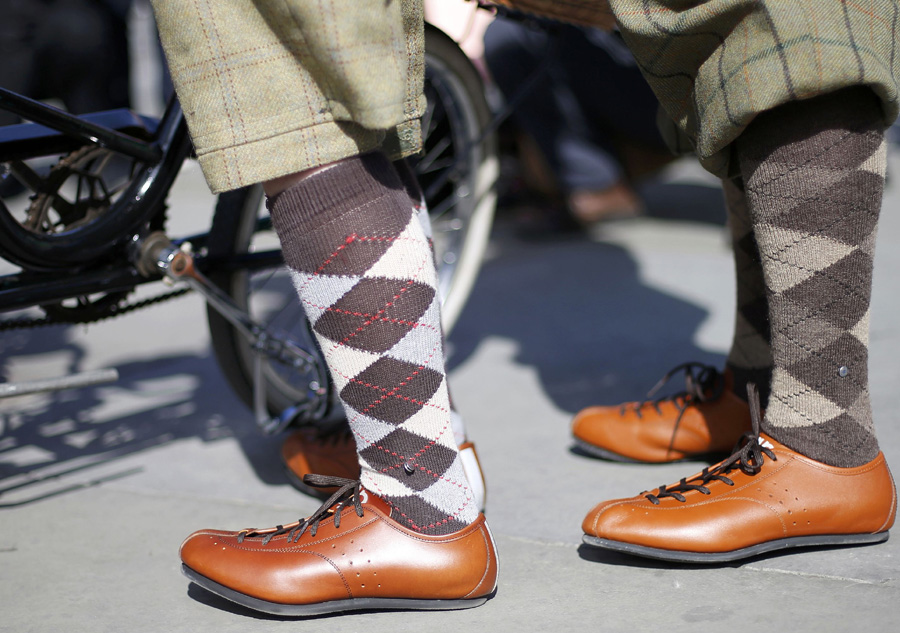 Annual Tweed Run held in central London