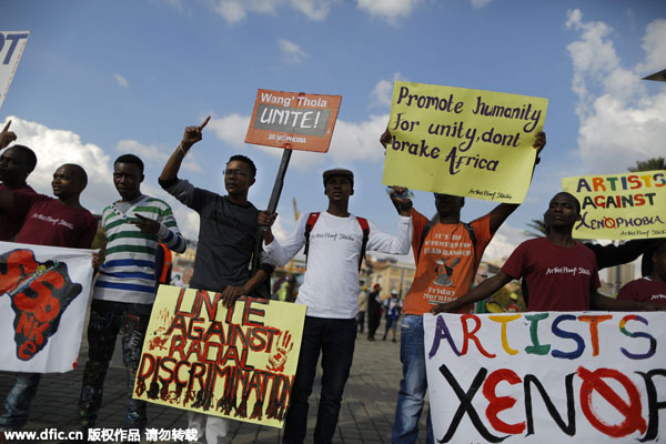 Johannesburg rallies against xenophobic attacks