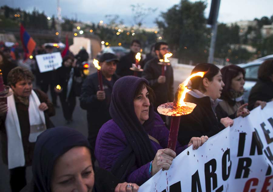 100th anniversary of Armenian massacre marked worldwide