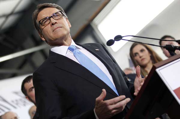 Rick Perry launches second bid for US president