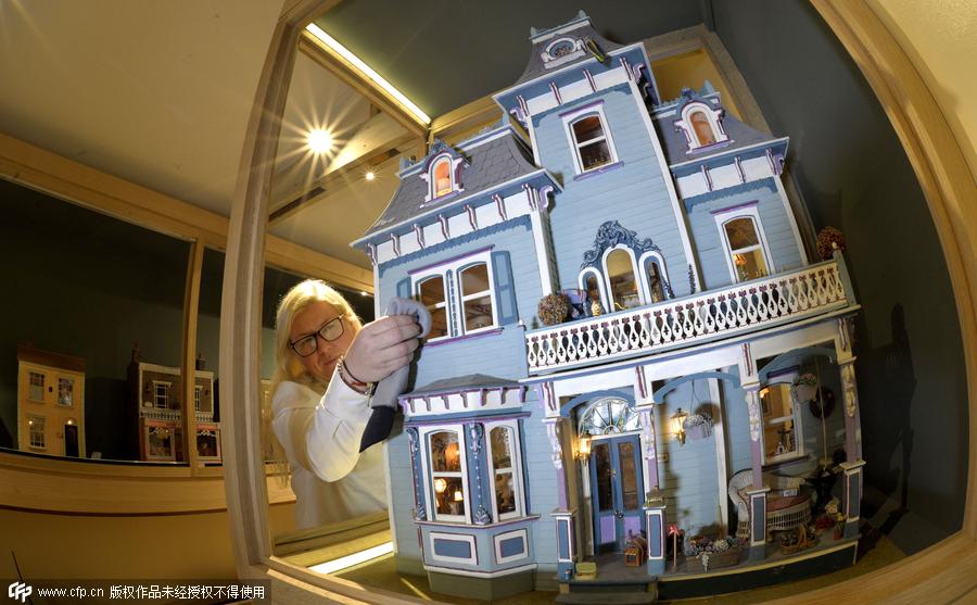 Collection of 70 dollshouses gifted to Newby Hall