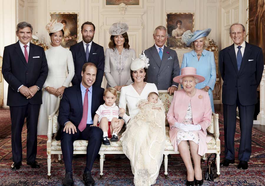 Official pictures of Princess Charlotte's christening